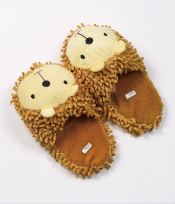 Plush Animal Design Child Slippers