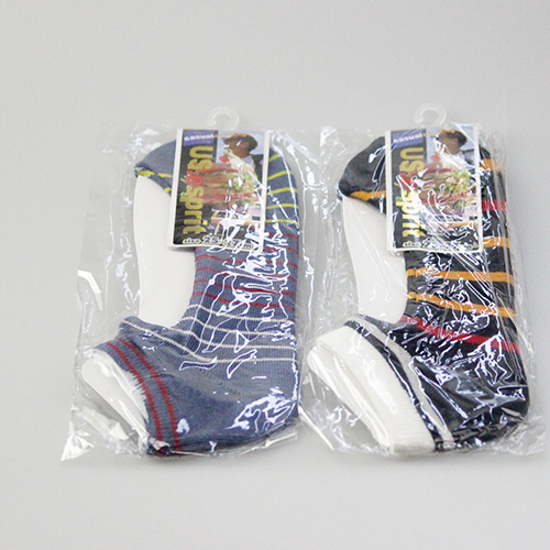 2PCS Stripe Pattern Socks