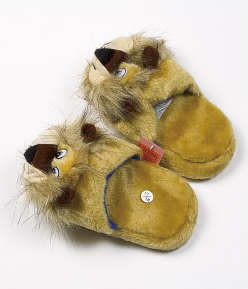 Plush Animal Design Child Slippers