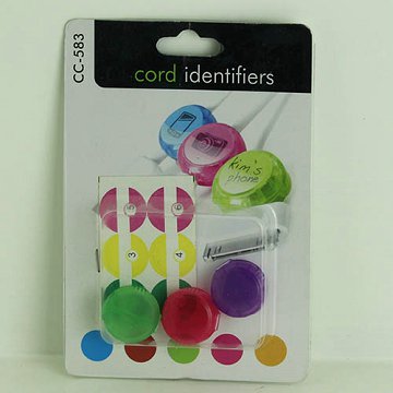 3PCS Lovely Shape Cord Identifiers Set