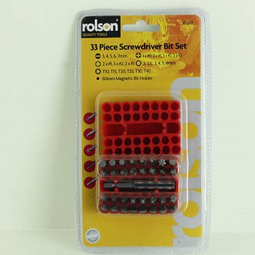 33PCS Screw Driver Bit Set