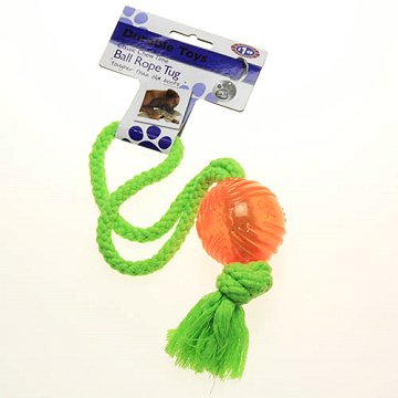 Ball Rope Tug For Dog