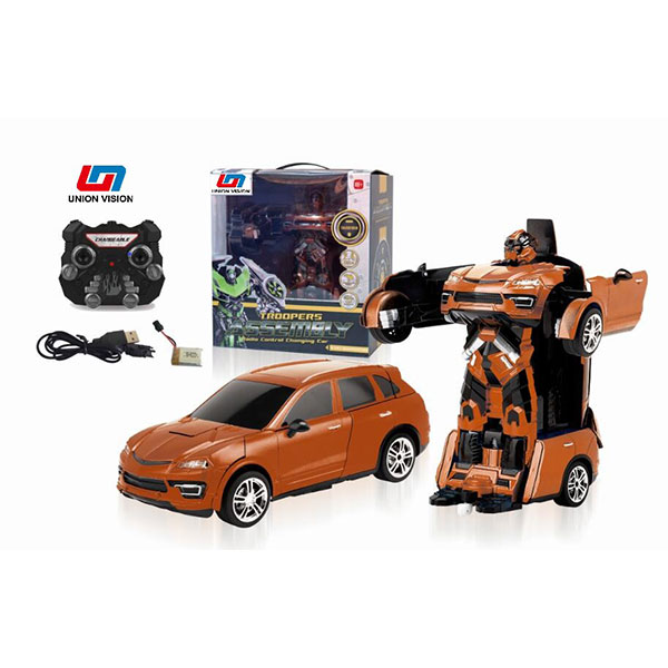 2.4g remote deformation robot