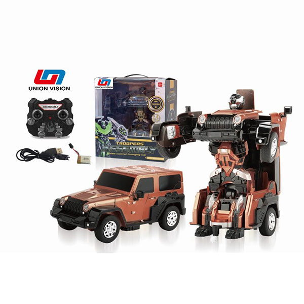 2.4g remote deformation robot