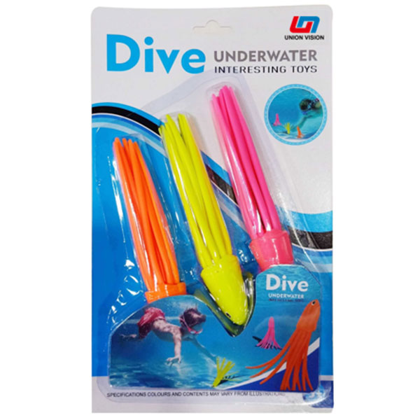 Diving octopus toy