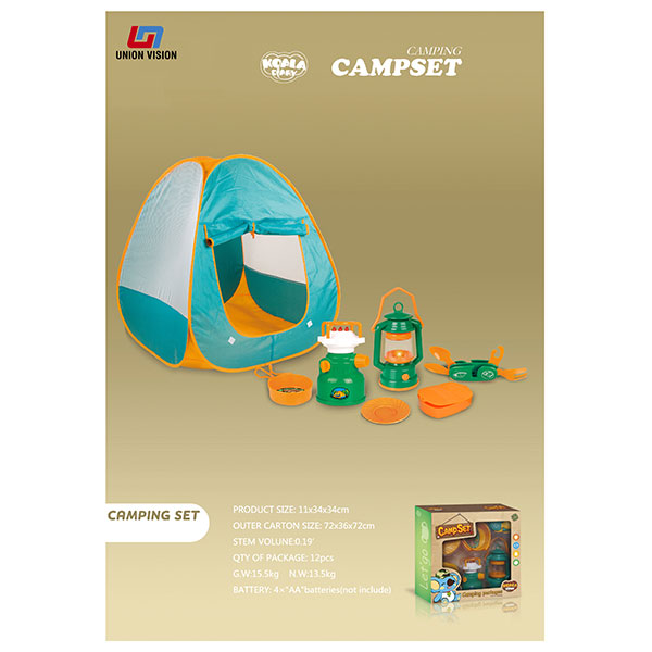 Camping tent set