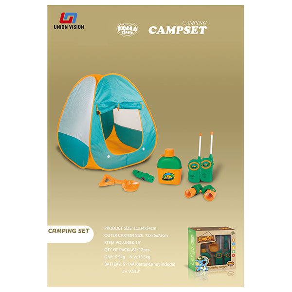 Camping tent set