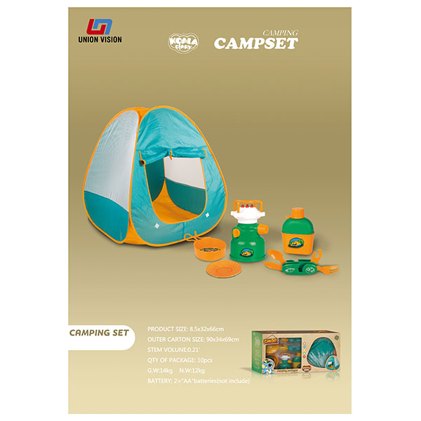 Camping tent set