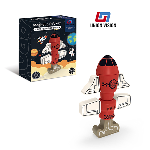 Magnetic Rocket - Red Flame Rocket (8PCS)
