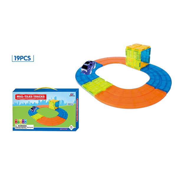 19PCS Magnetic track