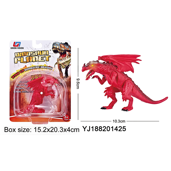 The upper chain simulates western dragons