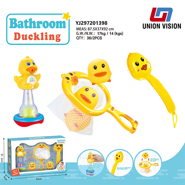 Duckling in bathroom Suit
