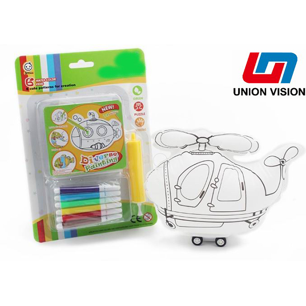 Hand-painted inflatable (Inertial helicopter)