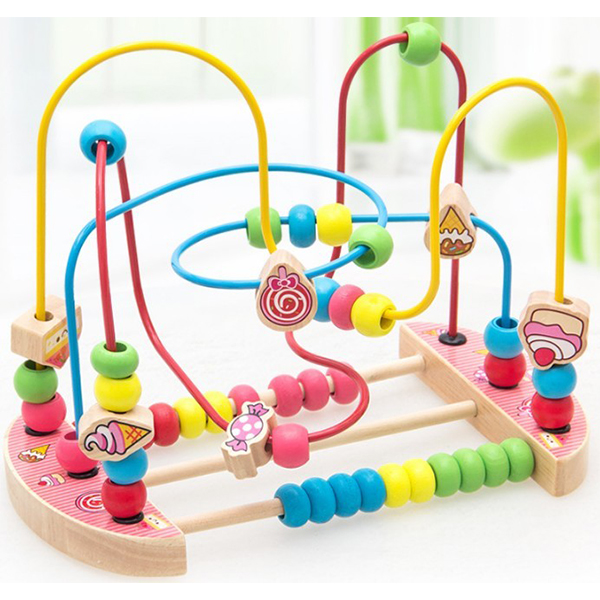 Candy wrap-around wooden toy