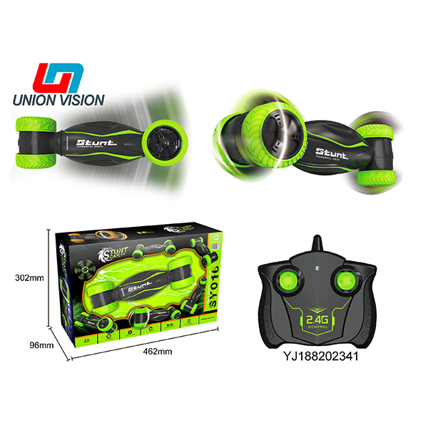 2.4g double-sided flip stunt car