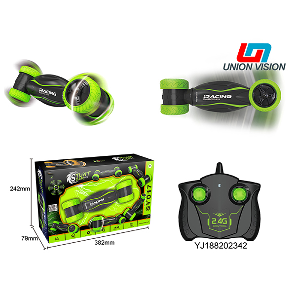 2.4g double-sided flip stunt car