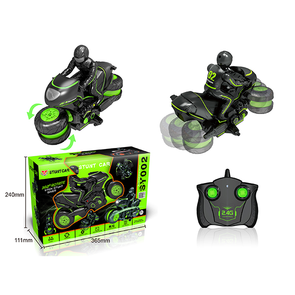 2.4g sidesaddle stunt motorcycle