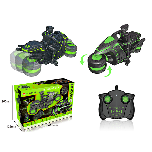2.4g sidesaddle stunt motorcycle