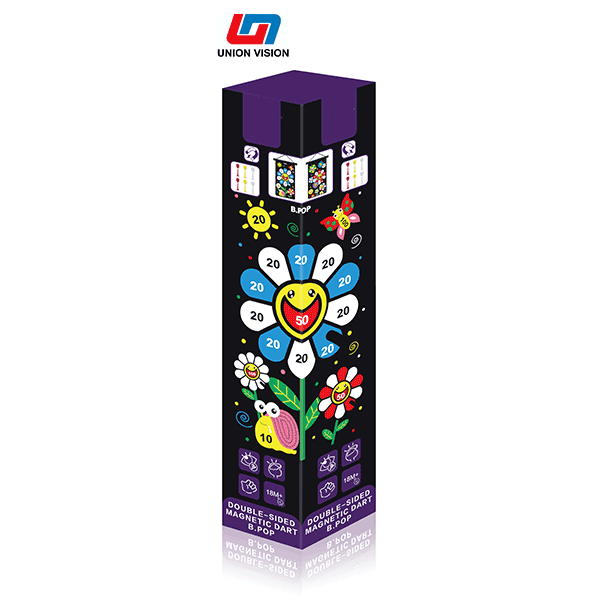 Double - sided magnetic dart - Pop flower