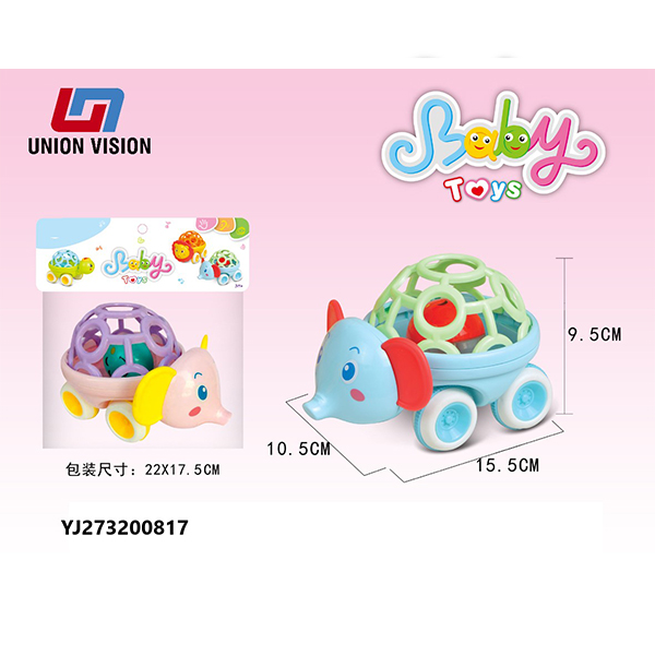 Soft rubber like rattle
