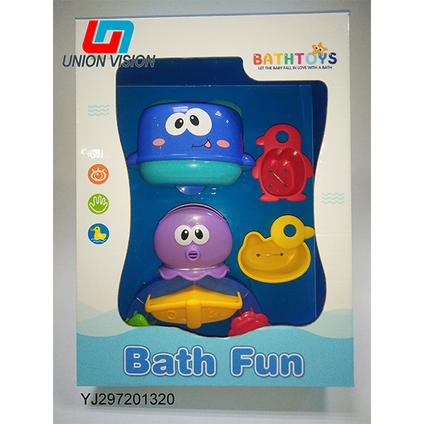 Whale octopus Bathroom Set
