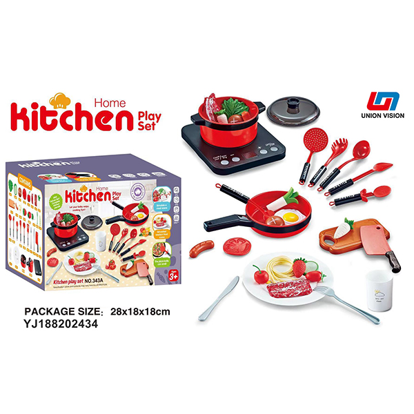 Kitchen utensils and appliances 33 sets of Western food