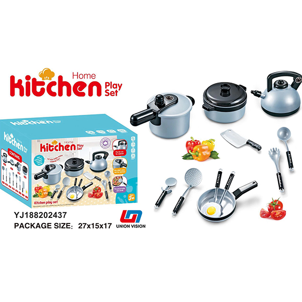 Silver kitchen set of 12 pieces