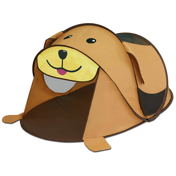  Pop-up puppy-shaped tent