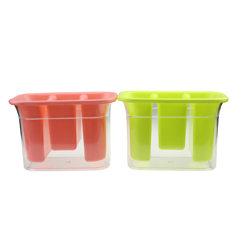 Plastic Drain Tableware Flatware Storage Rack Chopsticks Tube Cage Kitchen Utensils Organization