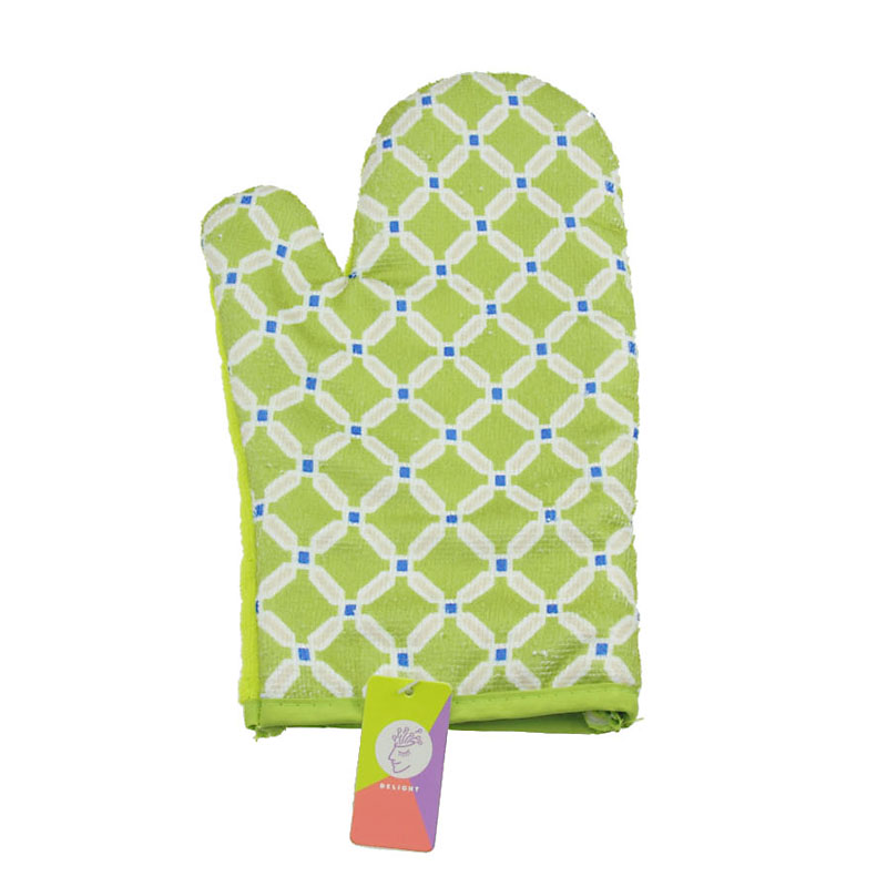 100 Polyester Heat Resistant Microwave Oven Gloves/Potholder