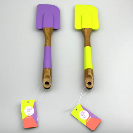 2.1" Silicone Spatulas with Smooth Silicone Handles
