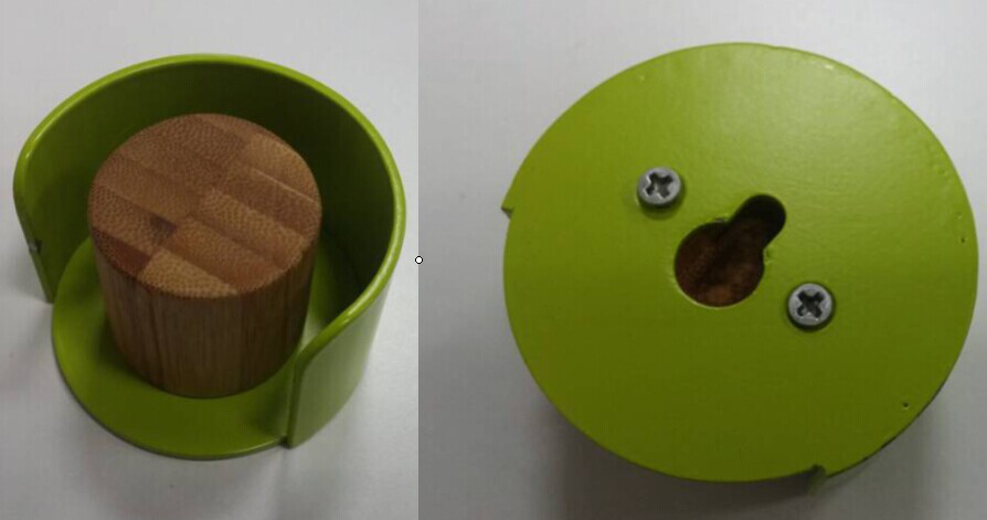 Bamboo Bags Hook with Iron Case