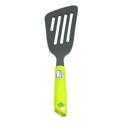 12-Inch Green&Gray  Nylon Slotted Cooking Shovel