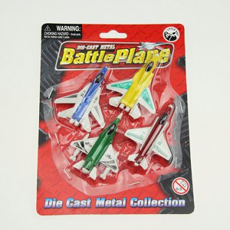  PP airplane model toy set of 4