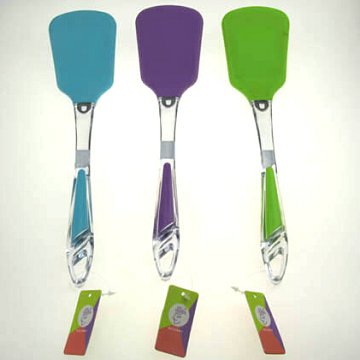 13.19 Inch Purple/Green/Blue  Kitchen Plastics Pancake Turner