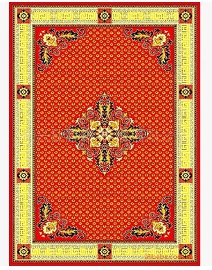 Middle East Carpet Islamic Worship Blanket Carpet Standard Prayer Mat
