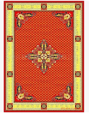 Middle East Carpet Islamic Worship Blanket Carpet Standard Prayer Mat