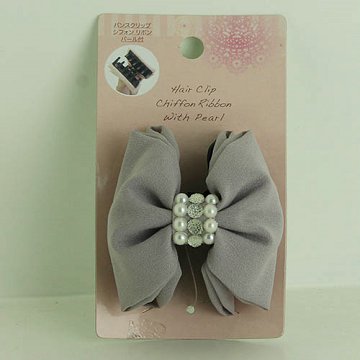 Fashion Hair Bow For Head Band,Gray