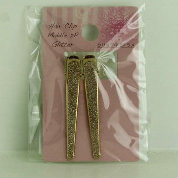 2PCS Steel Glitter Hair Clip