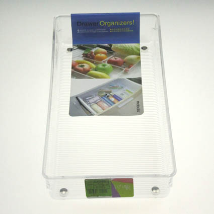 11.8" Plastic Transparent Drawer Organizer