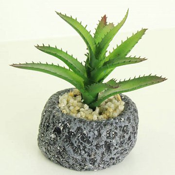 Artificial Bonsai with Stone Pot