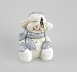 3.15 inch Christmas ceramic namecard holder