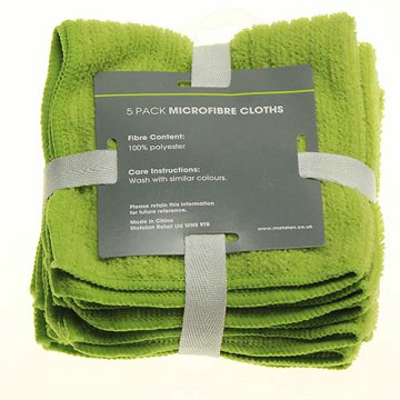 Superfine Fiber Cloth Set of 5