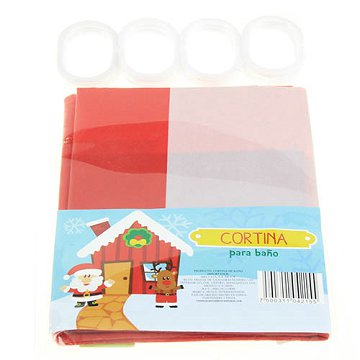 Christmas PEVA Shower Curtain